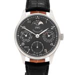 IWC Portuguese Perpetual Calendar IW502218 (2006) - Grijs wijzerplaat 42mm Witgoud (1/4)