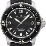 Blancpain Fifty Fathoms 5015-12B30-B52 (2023) - Black dial 45 mm Titanium case (1/1)