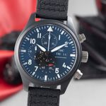 IWC Pilot Chronograph Top Gun IW389101 (Onbekend (willekeurig serienummer)) - Zwart wijzerplaat 45mm Keramiek (3/8)