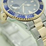 Rolex Submariner Date 116613 (1996) - Blue dial 40 mm Gold/Steel case (7/8)