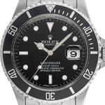 Rolex Submariner Date 16610 (2010) - Zwart wijzerplaat 40mm Staal (1/8)