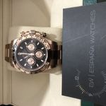 Rolex Daytona 116505 (Unknown (random serial)) - Black dial 40 mm Rose Gold case (3/8)