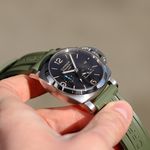 Panerai Luminor 1950 3 Days GMT Power Reserve Automatic PAM01321 (2020) - Black dial 44 mm Steel case (3/8)