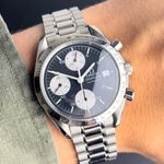 Omega Speedmaster Date 3511.50 (1995) - Zwart wijzerplaat 39mm Staal (2/8)