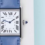 Cartier Tank WSTA0062 (2022) - Silver dial 34 mm Steel case (5/8)