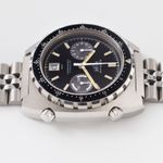 Heuer Unknown 11063v (Unknown (random serial)) - Black dial 42 mm Steel case (6/7)