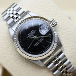 Rolex Lady-Datejust 69174 (1992) - Zwart wijzerplaat 26mm Staal (1/8)