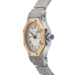 Cartier Santos 187903 (1993) - Beige dial 25 mm Gold/Steel case (4/8)