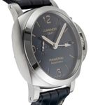 Panerai Luminor 1950 3 Days GMT Automatic PAM01033 (Unknown (random serial)) - Blue dial 44 mm Steel case (7/8)