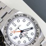 Rolex Explorer II 226570 (2023) - Wit wijzerplaat 42mm Staal (4/8)