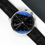 IWC Portuguese Chronograph IW371447 (2018) - Zwart wijzerplaat 41mm Staal (1/8)