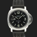 Panerai Luminor Marina PAM01005 (2016) - Zwart wijzerplaat 44mm Staal (3/8)