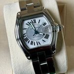 Cartier Roadster W62000V3 (2010) - Silver dial 38 mm Steel case (1/1)