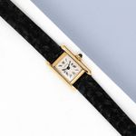 Cartier Tank 828001 (2003) - Wit wijzerplaat 16mm Geelgoud (1/8)