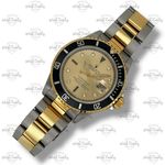 Rolex Submariner Date 16613LN (1998) - Black dial 40 mm Gold/Steel case (3/8)