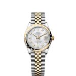 Rolex Datejust 31 278343RBR (2024) - Wit wijzerplaat 31mm Staal (1/8)