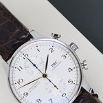 IWC Portuguese Chronograph IW371604 (2020) - Zilver wijzerplaat 41mm Staal (3/8)