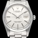 Rolex Oyster Perpetual Date 15000 (1981) - Silver dial 34 mm Steel case (1/7)