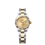 Rolex Lady-Datejust 279173 (2024) - Champagne dial 28 mm Gold/Steel case (1/1)