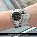 Rolex Day-Date 36 118339 (2009) - Black dial 36 mm White Gold case (2/8)