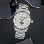 Longines Master Collection L2.409.4.87.6 (Onbekend (willekeurig serienummer)) - Parelmoer wijzerplaat 34mm Staal (1/8)