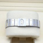 Cartier Santos 187902 (Onbekend (willekeurig serienummer)) - Wit wijzerplaat 30mm Goud/Staal (5/7)