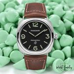 Panerai Radiomir PAM00753 (2021) - Zwart wijzerplaat 45mm Staal (1/8)