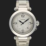 Cartier Pasha WSPA0009 (2022) - Silver dial 41 mm Steel case (3/8)