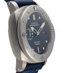 Panerai Luminor Submersible PAM00371 (2011) - Blauw wijzerplaat 47mm Titanium (7/8)