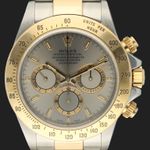 Rolex Daytona 16523 (1999) - Grijs wijzerplaat 40mm Goud/Staal (2/8)
