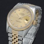 Rolex Datejust 36 16233 (1994) - Gold dial 36 mm Gold/Steel case (7/7)