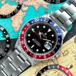 Rolex GMT-Master II 16710 (1995) - Zwart wijzerplaat 40mm Staal (5/8)