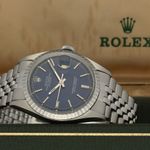 Rolex Datejust 1603 (1973) - Blauw wijzerplaat 36mm Staal (3/8)