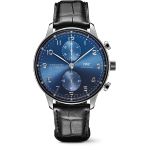 IWC Portuguese Chronograph IW371606 (2025) - Blauw wijzerplaat 41mm Staal (1/1)