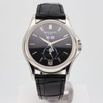 Patek Philippe Annual Calendar 5125P-001 (2003) - Black dial 37 mm Platinum case (1/8)