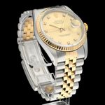 Rolex Datejust 36 16233G (1990) - 36mm Goud/Staal (5/8)