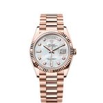 Rolex Day-Date 36 128235 (2025) - Parelmoer wijzerplaat 36mm Roségoud (1/1)