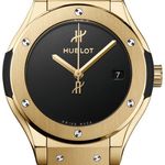 Hublot Classic Fusion 565.VX.1230.RX.MDM (2026) - Black dial 38 mm Yellow Gold case (2/2)