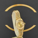 Rolex Lady-Datejust 69178 (1984) - Red dial 26 mm Yellow Gold case (2/5)