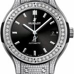 Hublot Classic Fusion 565.NX.1470.RX.1604 (2026) - Zwart wijzerplaat 38mm Titanium (1/1)