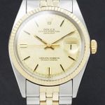 Rolex Datejust 1601 (1972) - Goud wijzerplaat 36mm Goud/Staal (1/7)