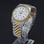 Rolex Oyster Perpetual Date 15053 (1989) - White dial 34 mm Gold/Steel case (5/7)