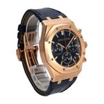 Audemars Piguet Royal Oak Chronograph 26240OR.OO.D315CR.02 (2023) - Blue dial 41 mm Rose Gold case (4/8)