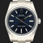 Rolex Oyster Perpetual 34 124200 (2022) - Blue dial 34 mm Steel case (3/8)