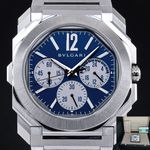 Bulgari Octo 103467 (2024) - Blauw wijzerplaat 43mm Staal (1/8)