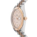 Rolex Datejust 41 126331 (2021) - Pink dial 41 mm Gold/Steel case (4/8)