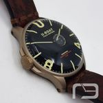 U-Boat Unknown 8467/A (Unknown (random serial)) - Black dial 45 mm Steel case (3/8)