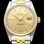 Rolex Datejust 36 16013 (1987) - Champagne dial 36 mm Gold/Steel case (1/8)