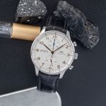 IWC Portuguese Chronograph IW371401 (2000) - Silver dial 41 mm Steel case (1/8)