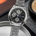 Omega Speedmaster Date 3511.50.00 (Onbekend (willekeurig serienummer)) - Zwart wijzerplaat 39mm Staal (1/8)
